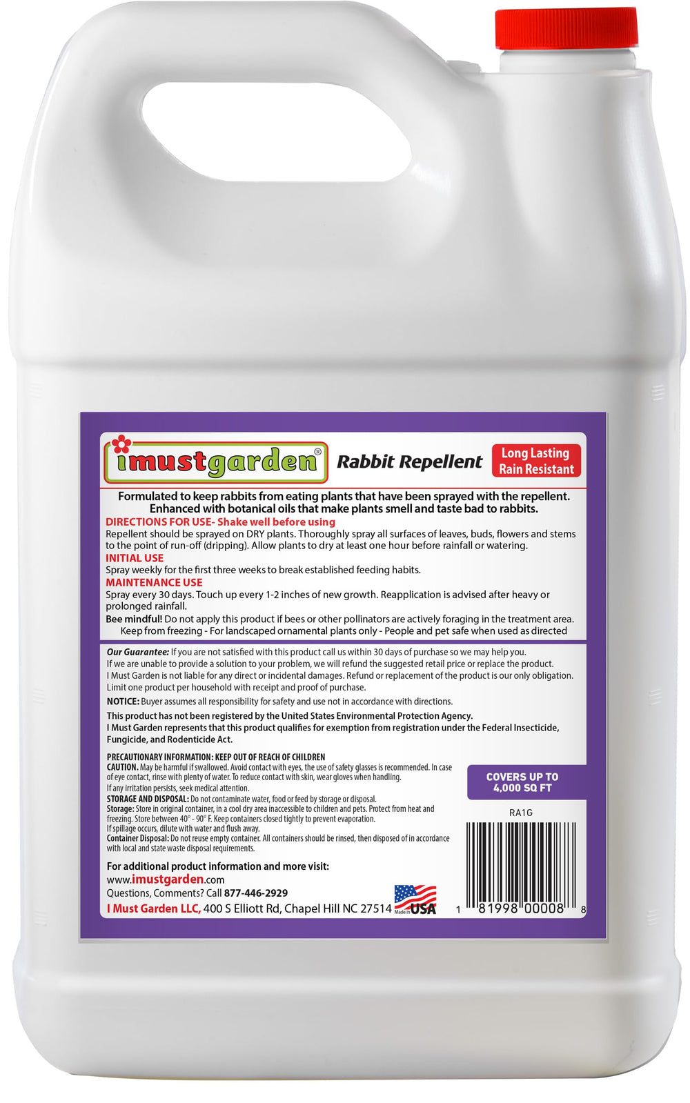 IMUSTGARDEN Rabbit Repellent aerosol spray nozzle