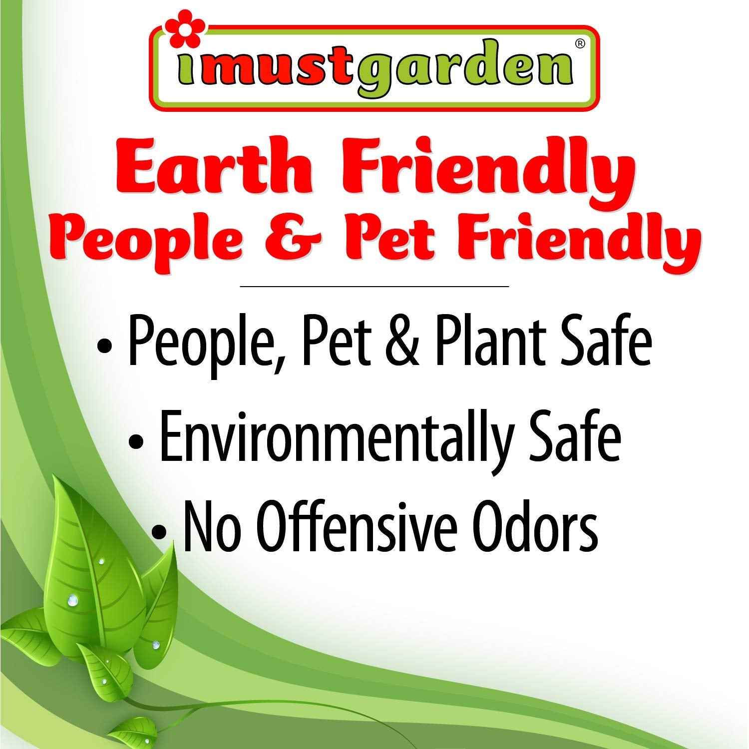 IMUSTGARDEN Rabbit Repellent Spray 32oz label close-up