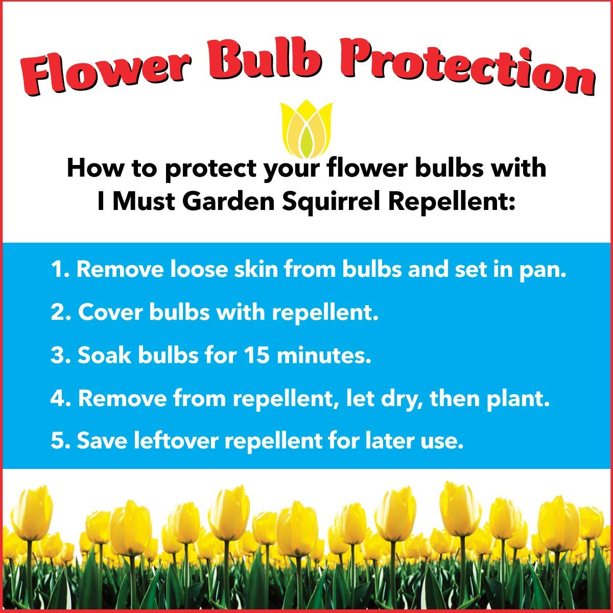 IMUSTGARDEN Squirrel Repellent Spray natural ingredients