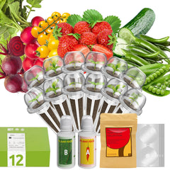inbloom 12-Pod Fruit Seed Pod Kit front view with packaging