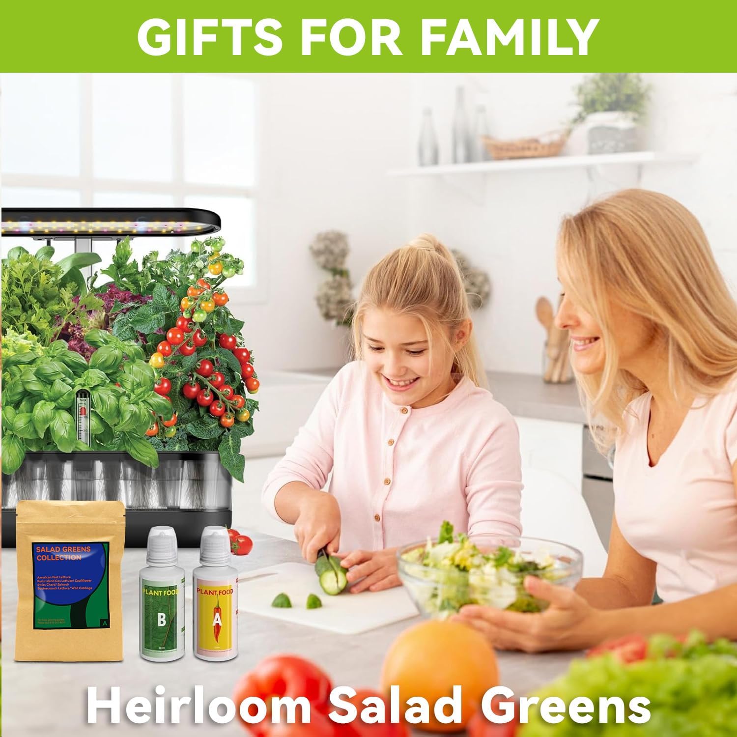 inbloom seed pod kit with growing baskets and domes
