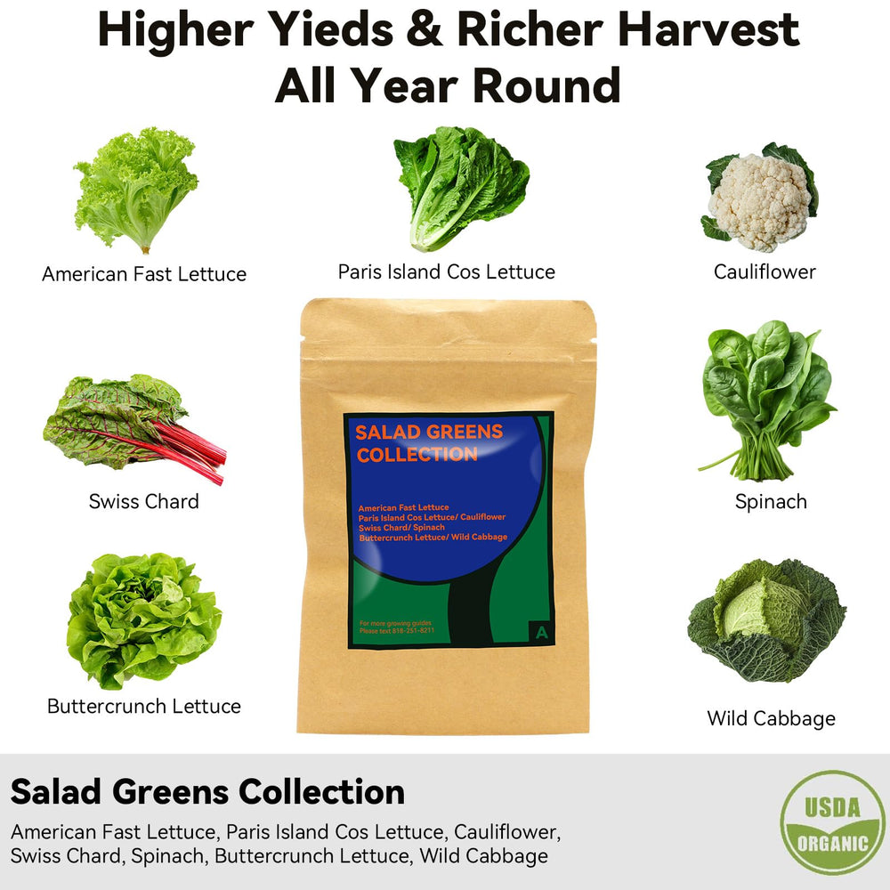 inbloom seed pods with organic salad seeds and growing supplies