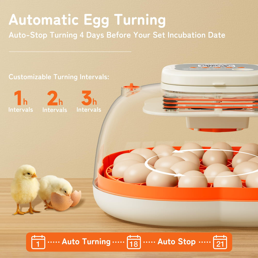 Included accessories for Apdoe Egg Incubator in packaging