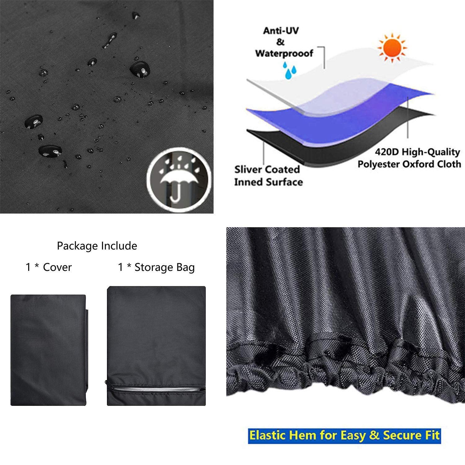 Indeed BUY Riding Lawn Mower Cover showcasing waterproof feature