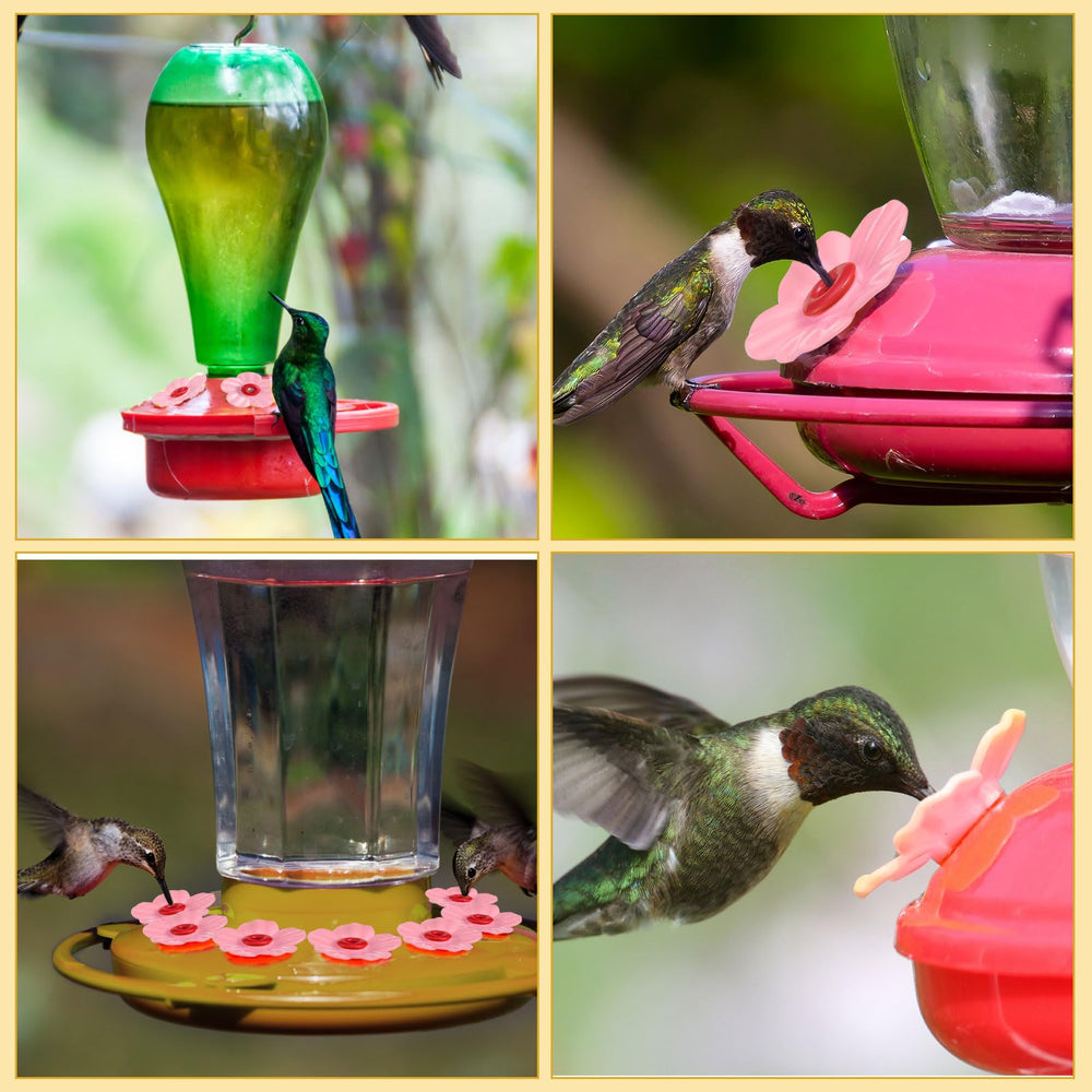 Individual Patelai hummingbird feeder flower showcasing its design