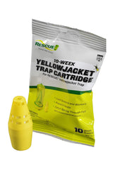 Individual RESCUE! Yellowjacket Attractant Cartridge with attractant visible