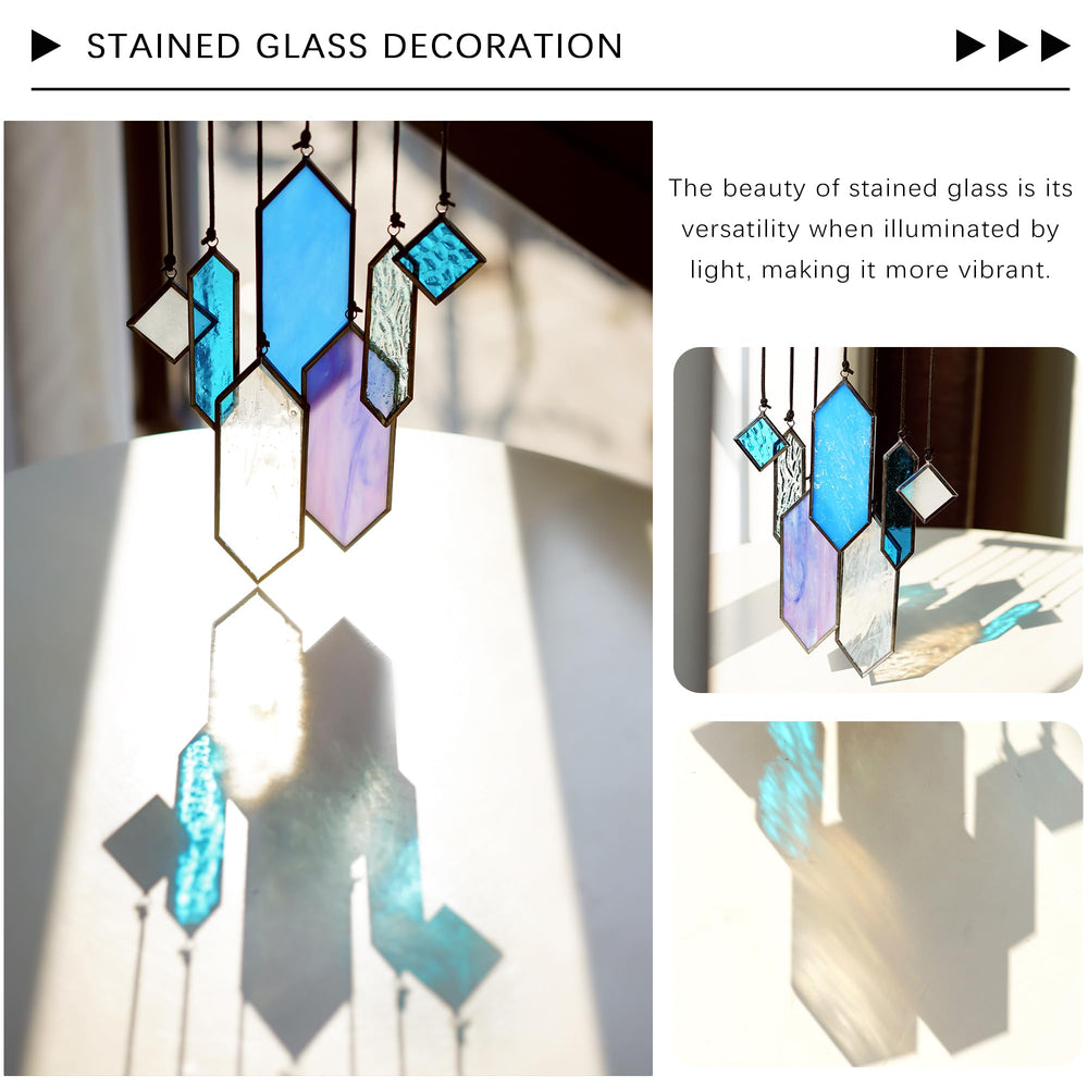 Individual stained glass panel from HDCRYSTALGIFTS set