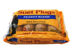 Individual Wildlife Sciences Suet Plug with peanut pieces visible