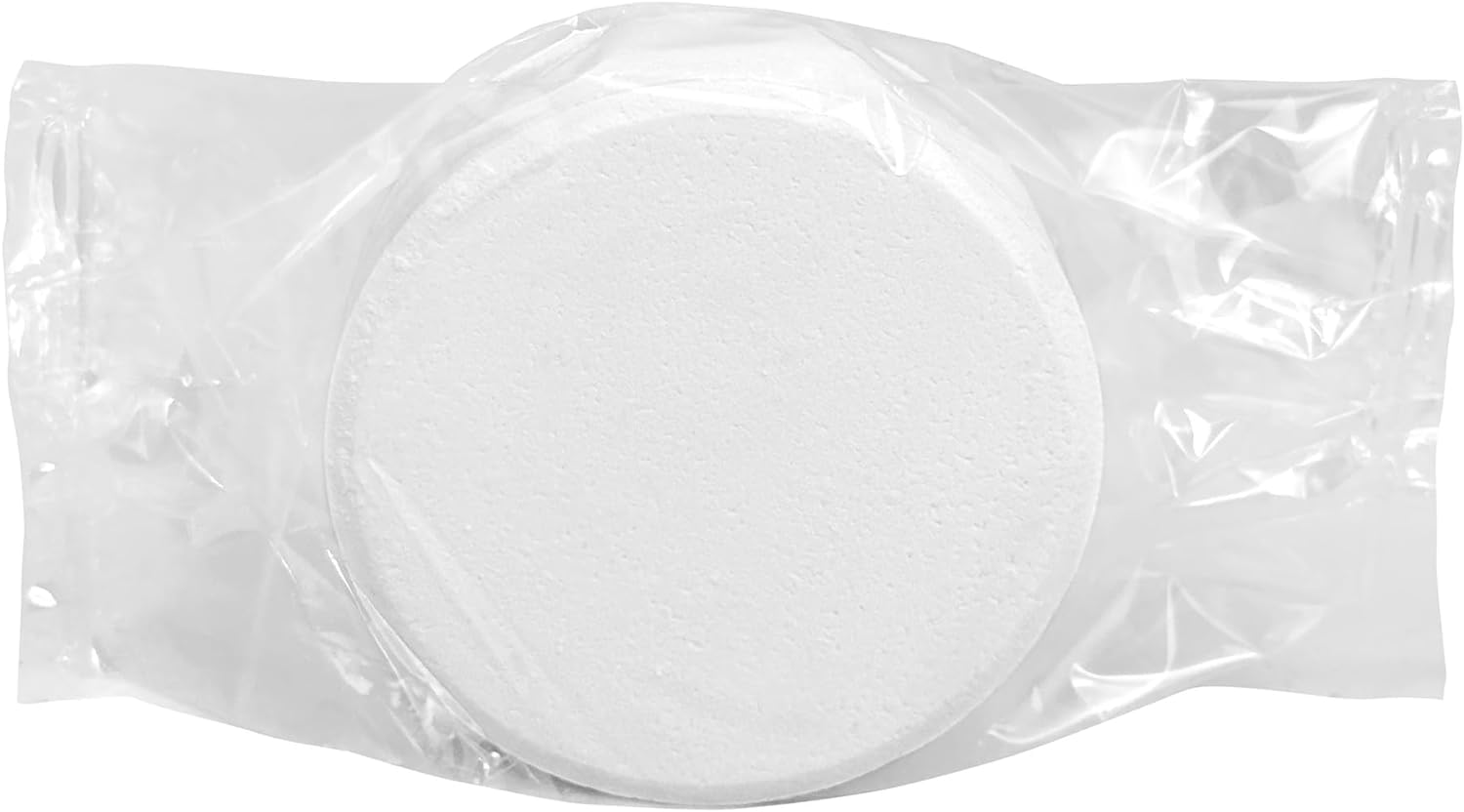 Individual wrapped chlorine tablet from Pool Mate