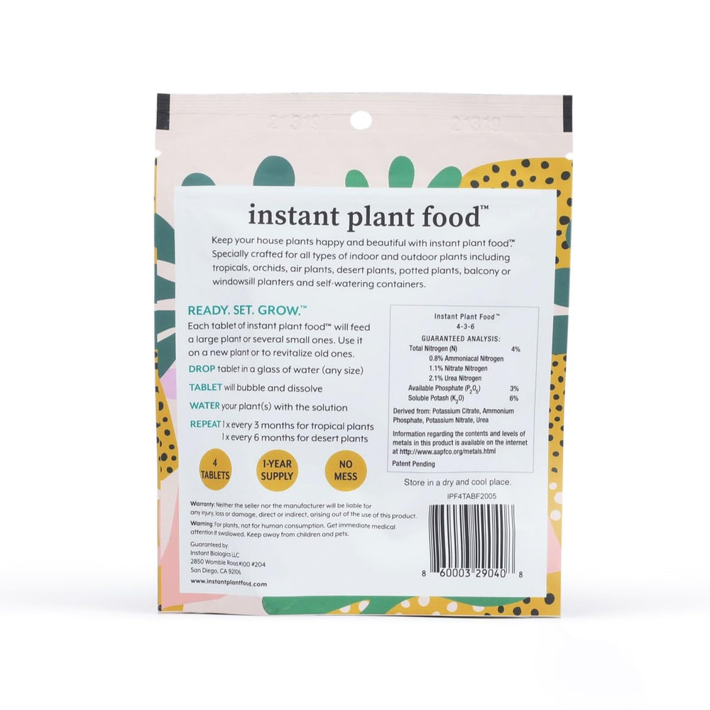 Indoor plants thriving with INSTANT BIOLOGICS fertilization