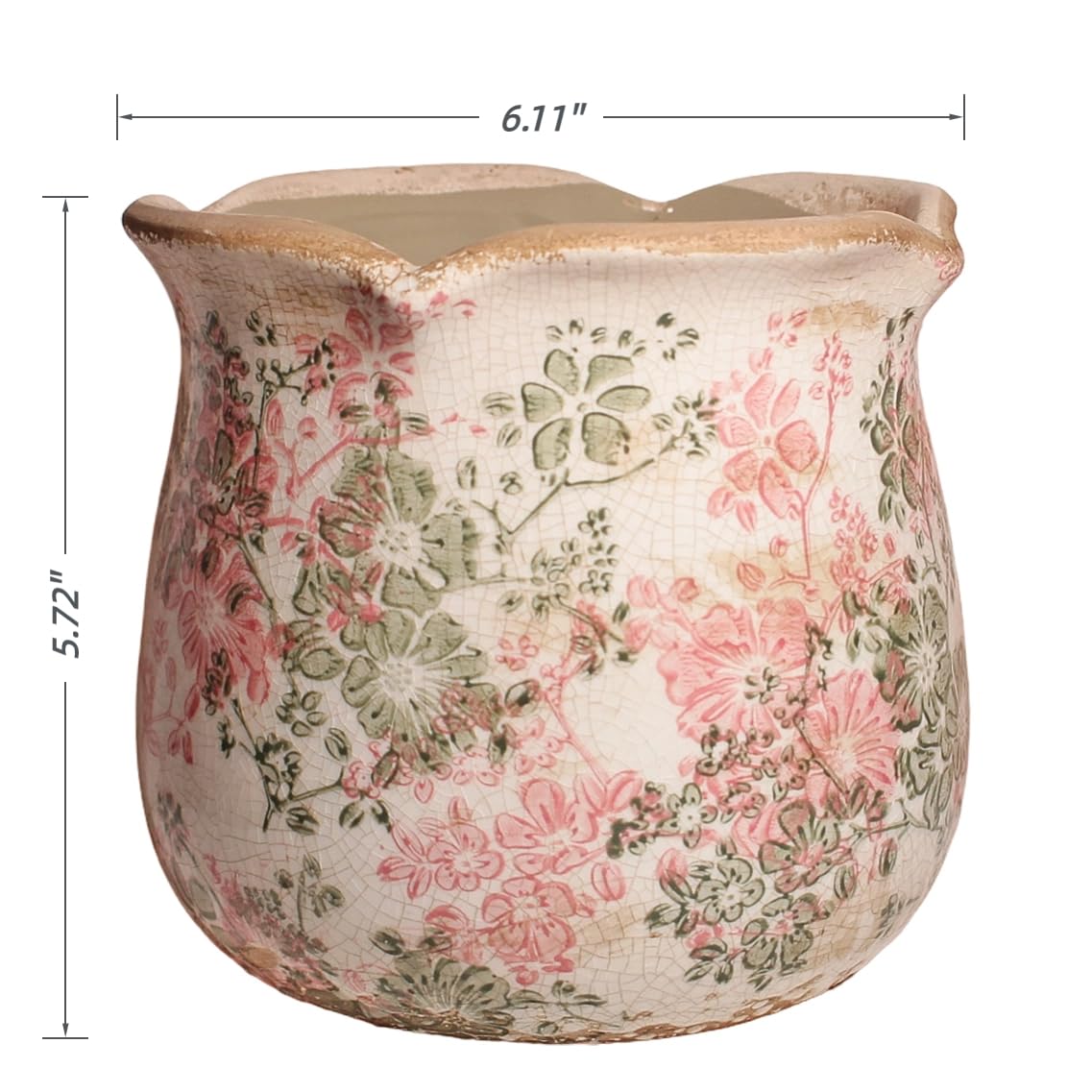 Indoor scene featuring Xiaan Jiaju vintage-style plant pot