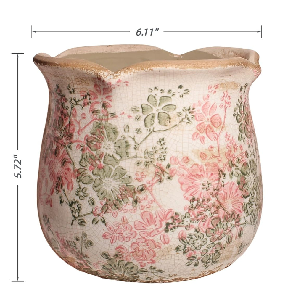 Indoor scene featuring Xiaan Jiaju vintage-style plant pot