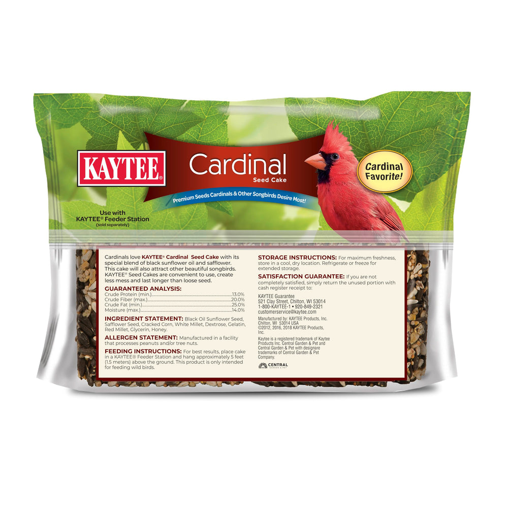 Ingredients list of Kaytee Cardinal Seed Cake