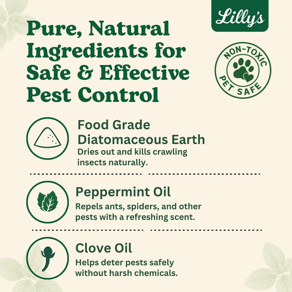 Ingredients list of Lilly's Naturals Diatomaceous Earth
