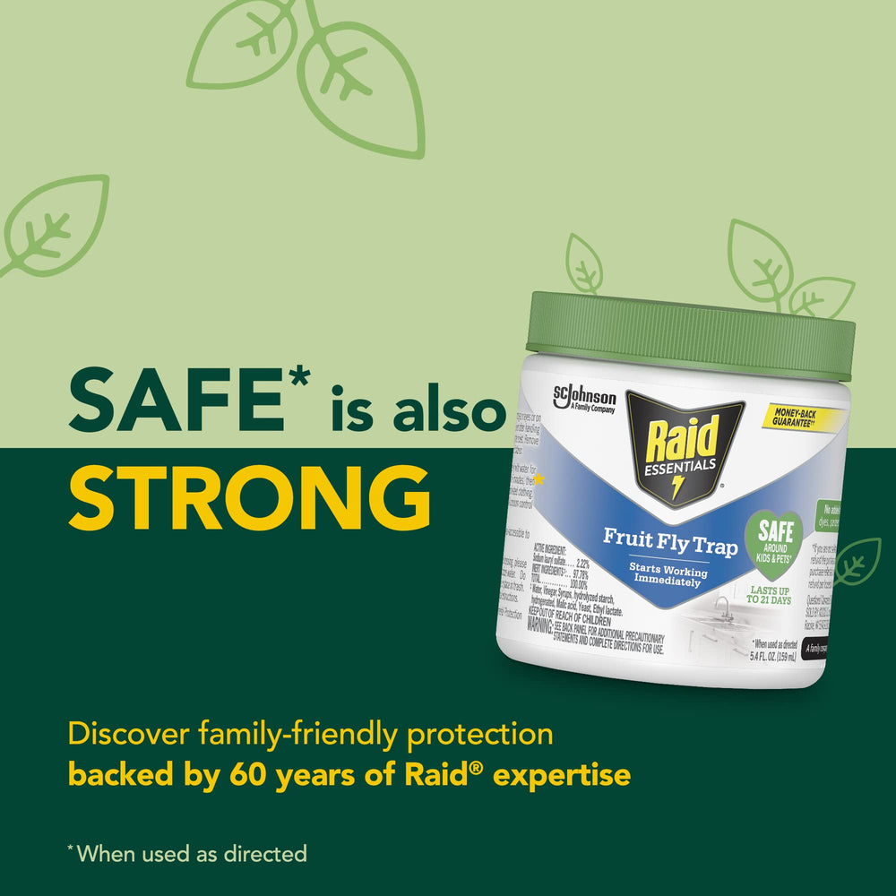 Ingredients list of Raid Indoor Fruit Fly Trap