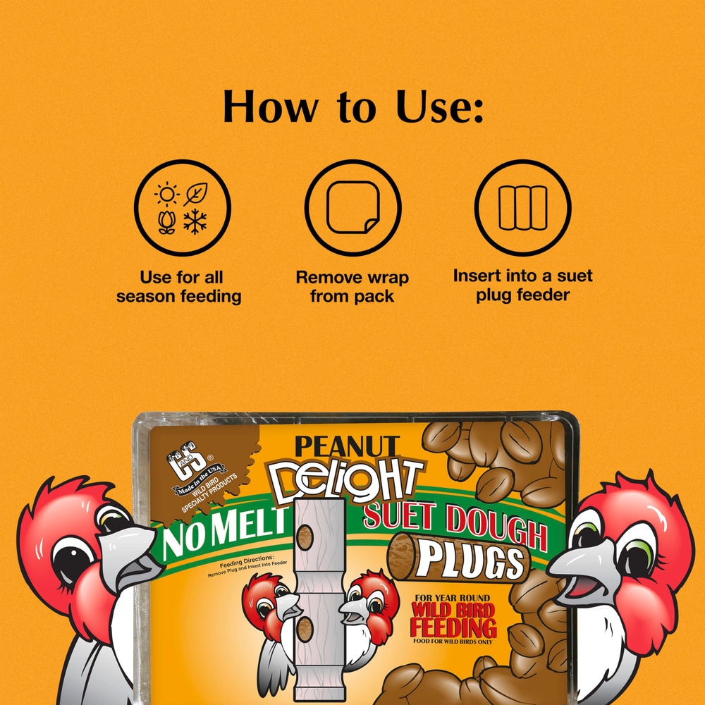 Ingredients list on C&S Suet Plug Feeder packaging