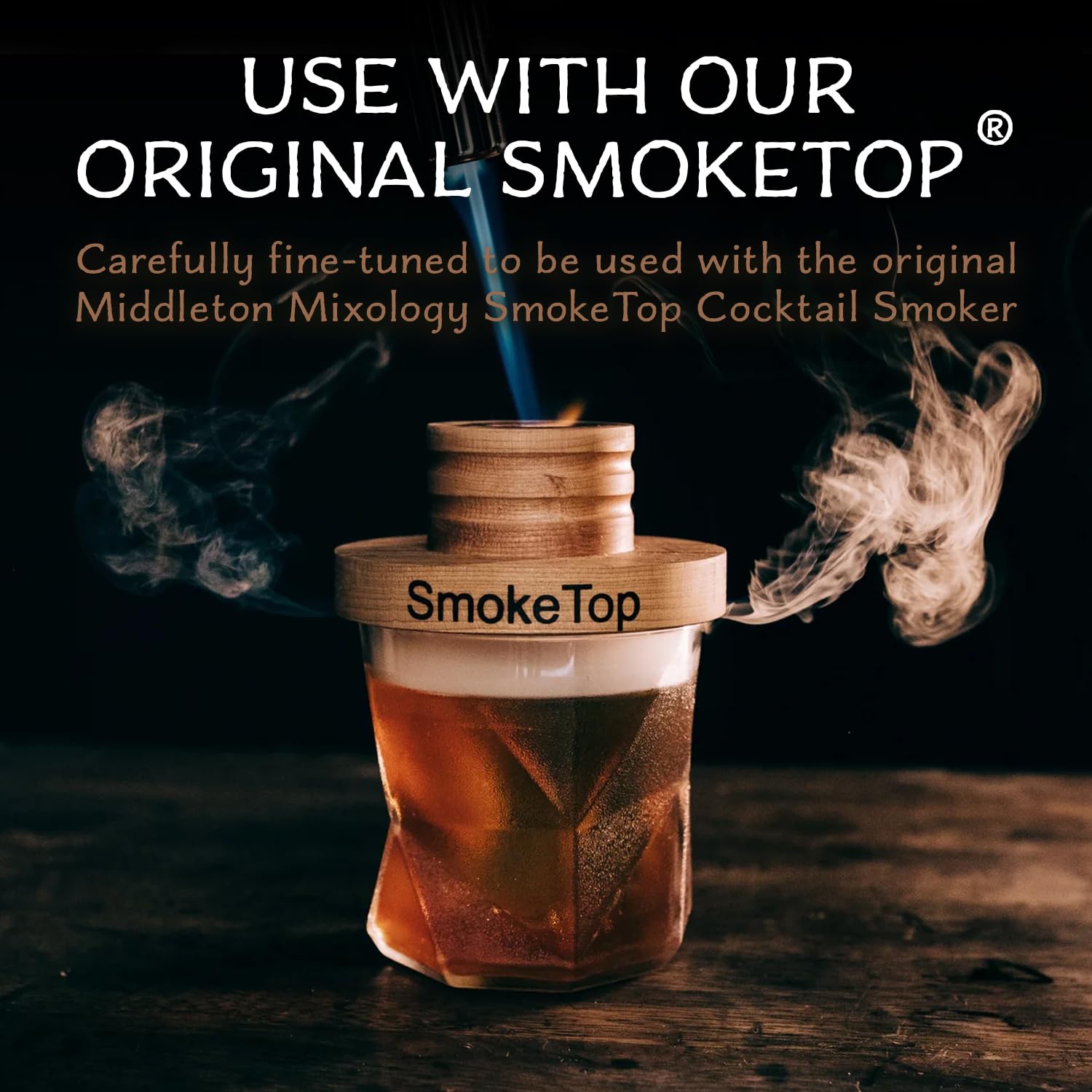 Ingredients used for smoking with Middleton Mixology SmokeTop chips