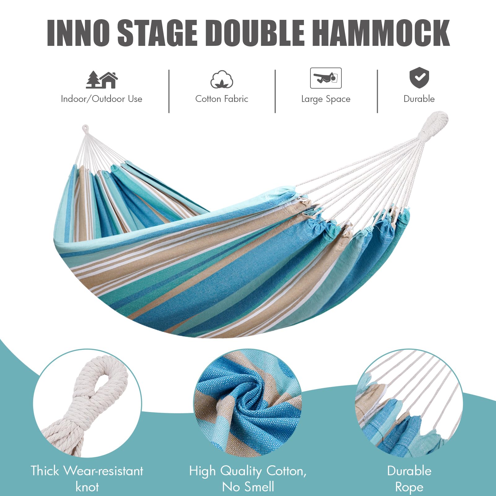 INNO STAGE Double Hammock being carried in its bag