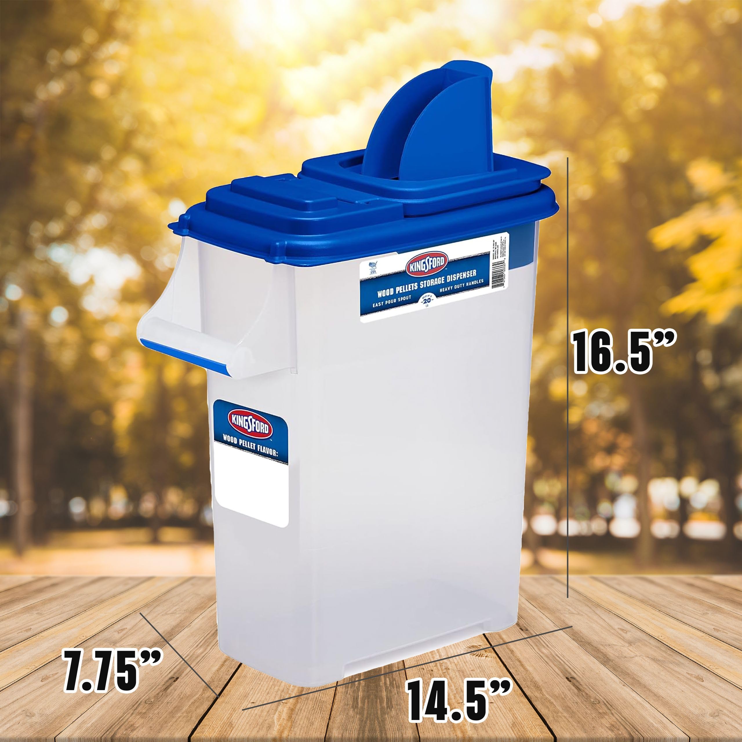 Inside of Buddeez Wood Pellet Dispenser showing contents