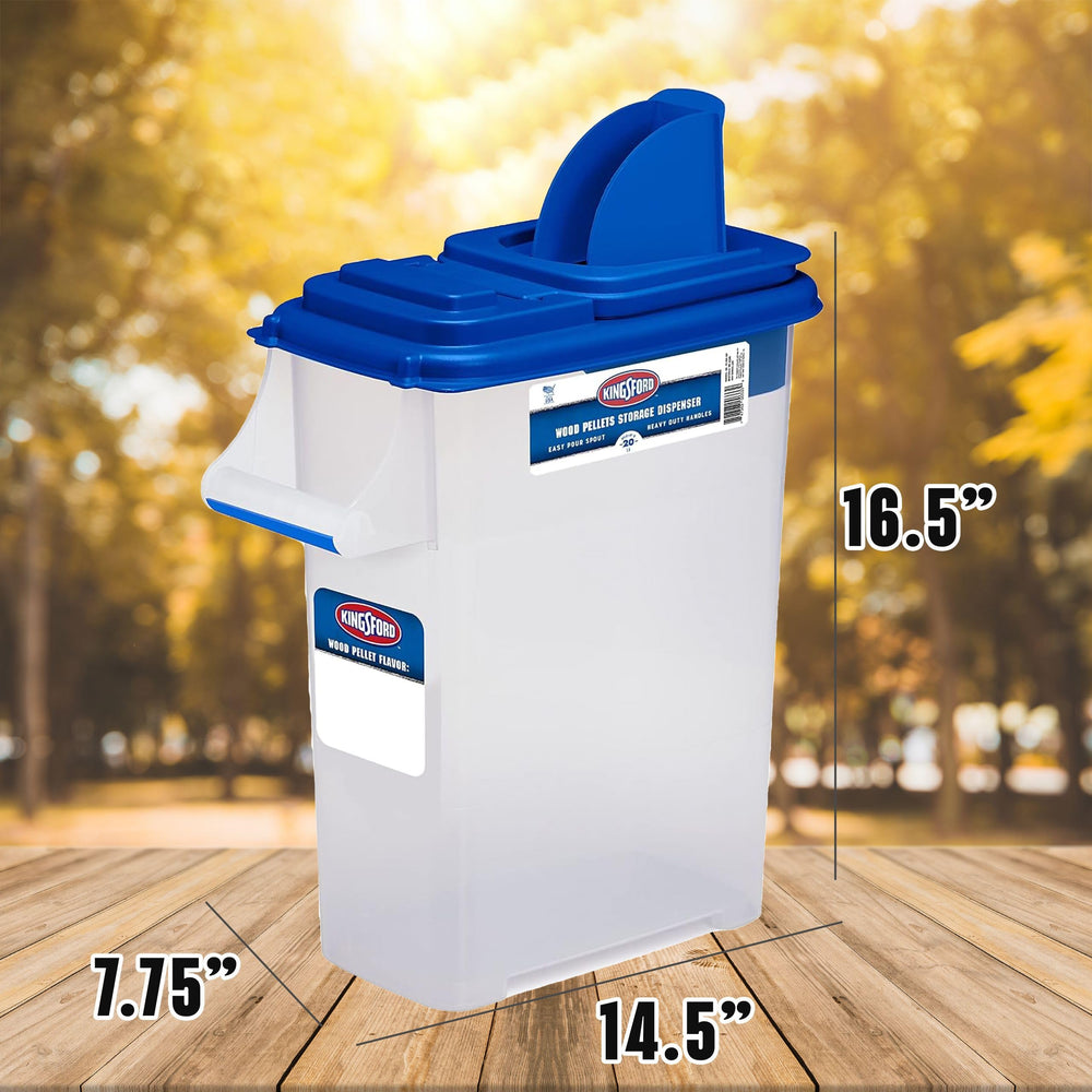 Inside of Buddeez Wood Pellet Dispenser showing contents