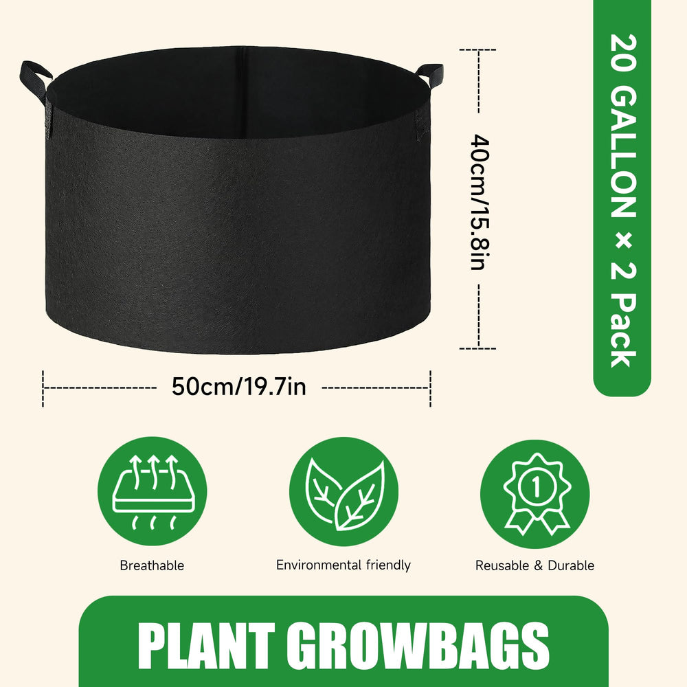 Inside view of FVOTNW grow bag showing material
