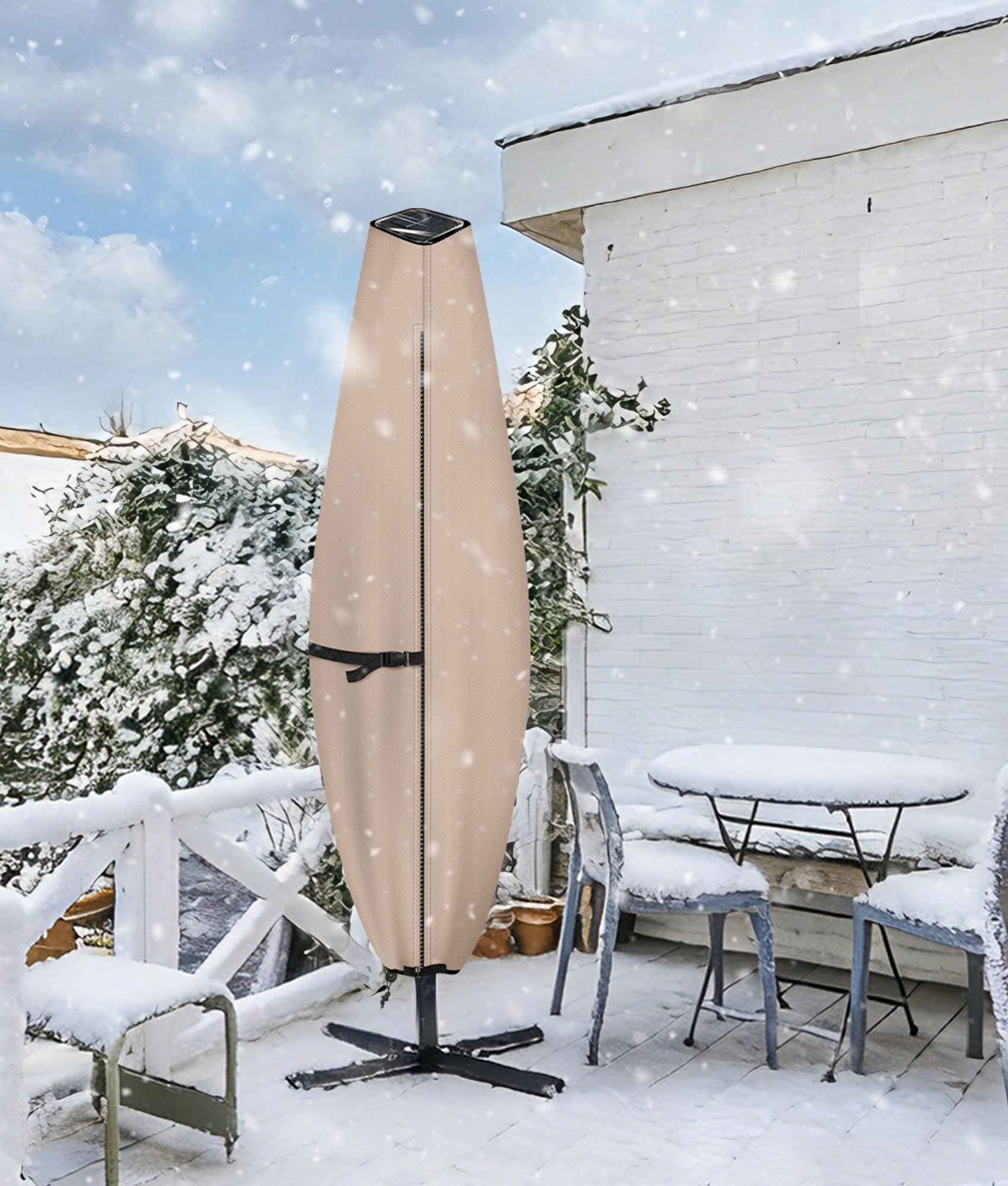 Inside view of ULTCOVER Waterproof Umbrella Cover