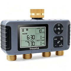 Insoma 4-Zone Water Timer front view with clear display