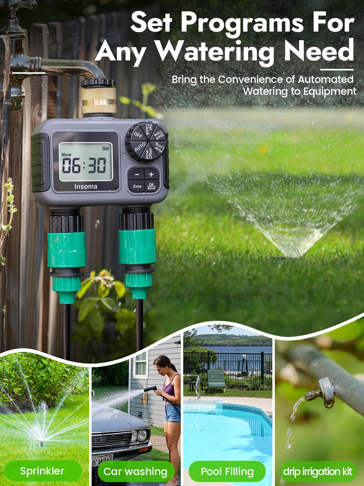Insoma hose timer manual and installation guide