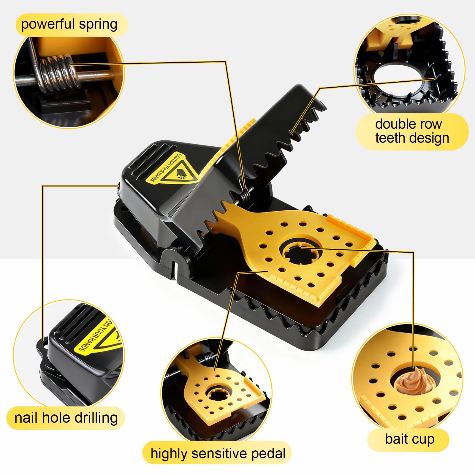 Insoma Mouse Traps stacked for storage