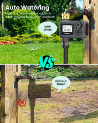 Insoma Sprinkler Timer LCD display close-up