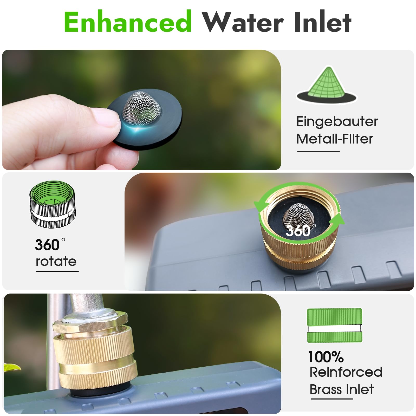 Insoma Water Timer back view with battery compartment