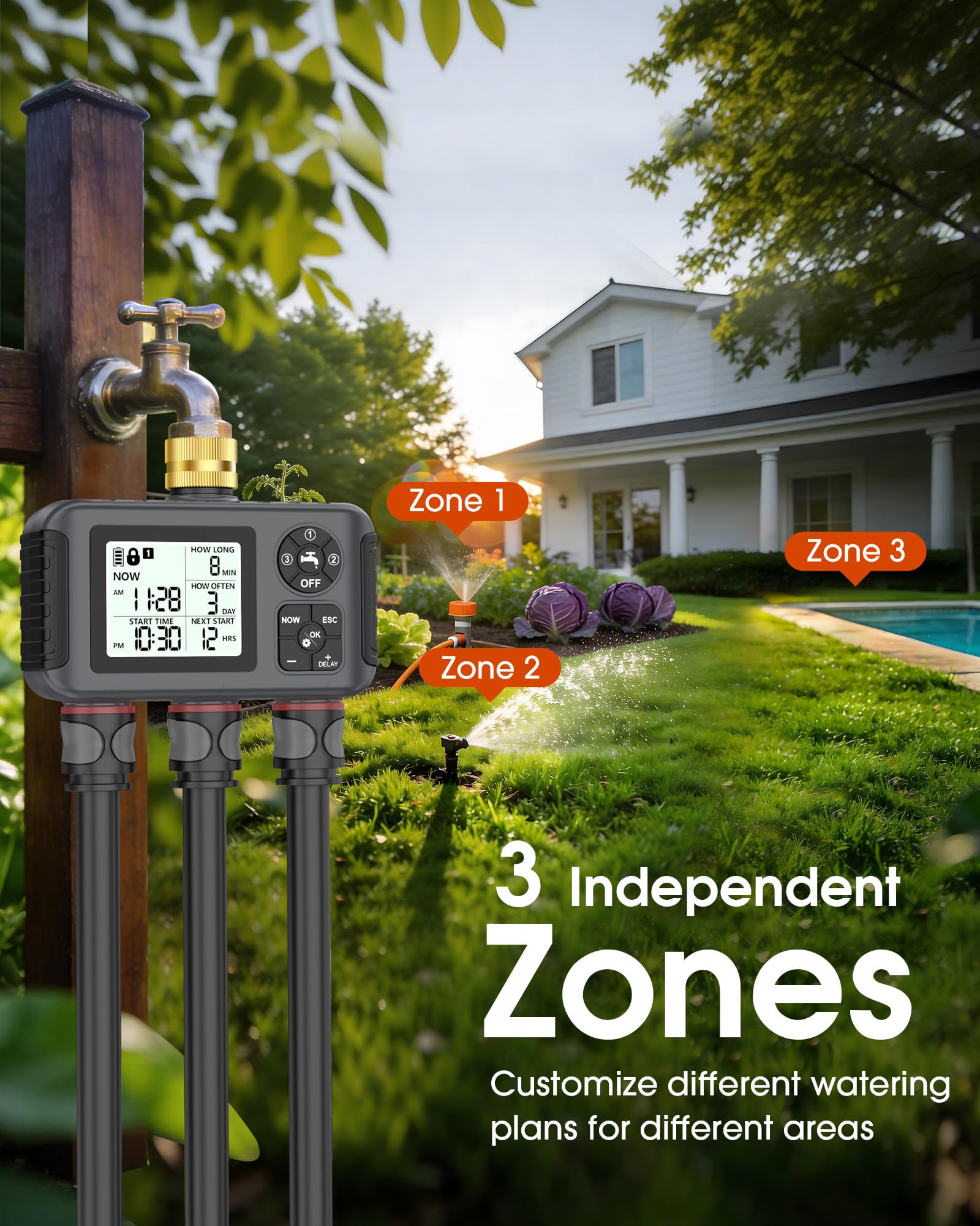 Insoma Water Timer manual mode function