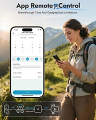 Insoma WiFi Water Timer connected to garden hose