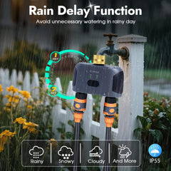 Insoma WiFi Water Timer with manual control feature