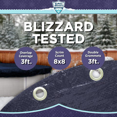 Installation accessories for Buffalo Blizzard winter pool cover