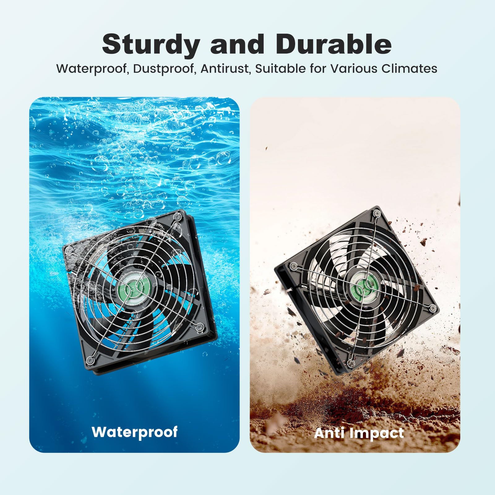 Installation accessories for pqins Solar Greenhouse Fan Kit