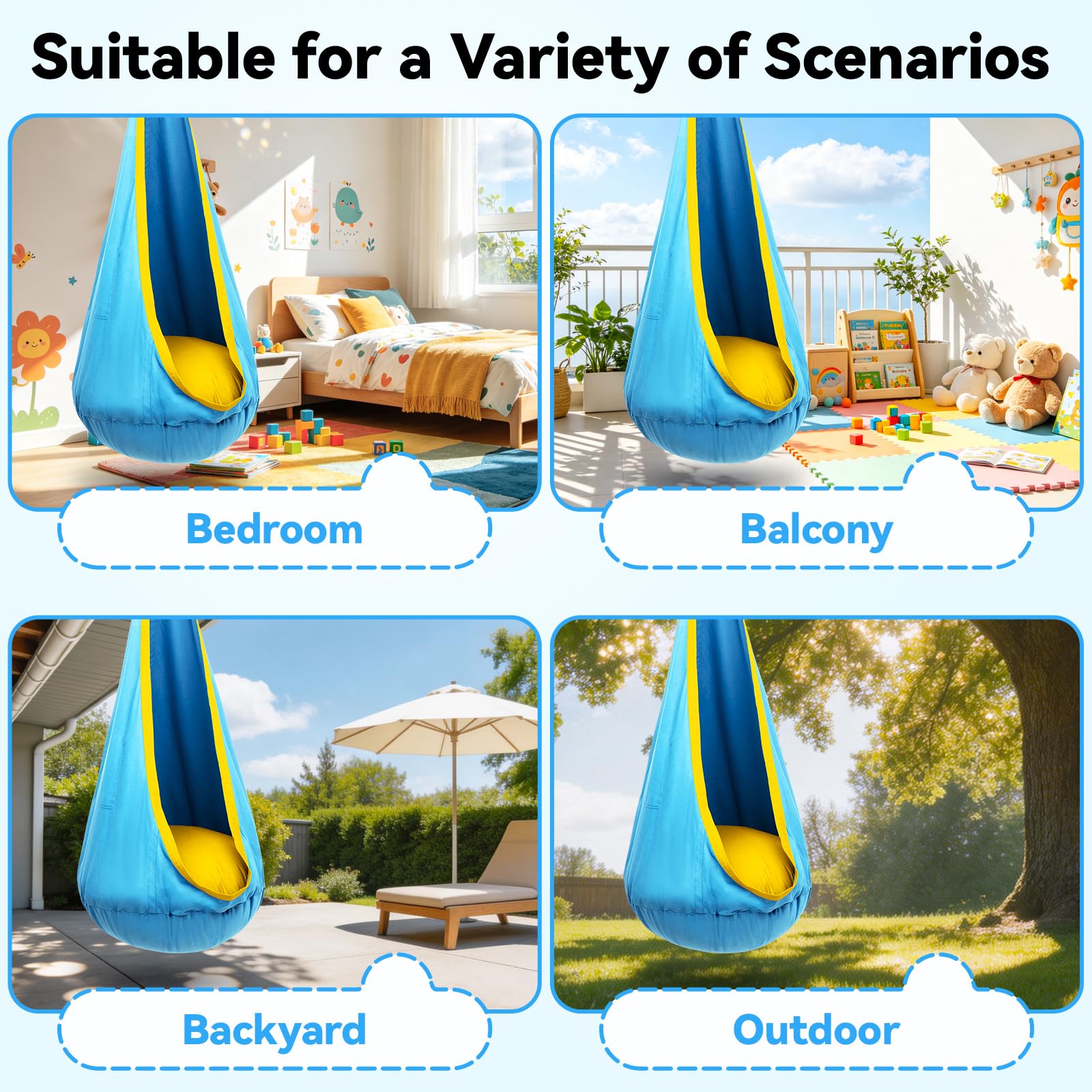 Installation accessories for Y-STOP Kids Pod Swing Seat