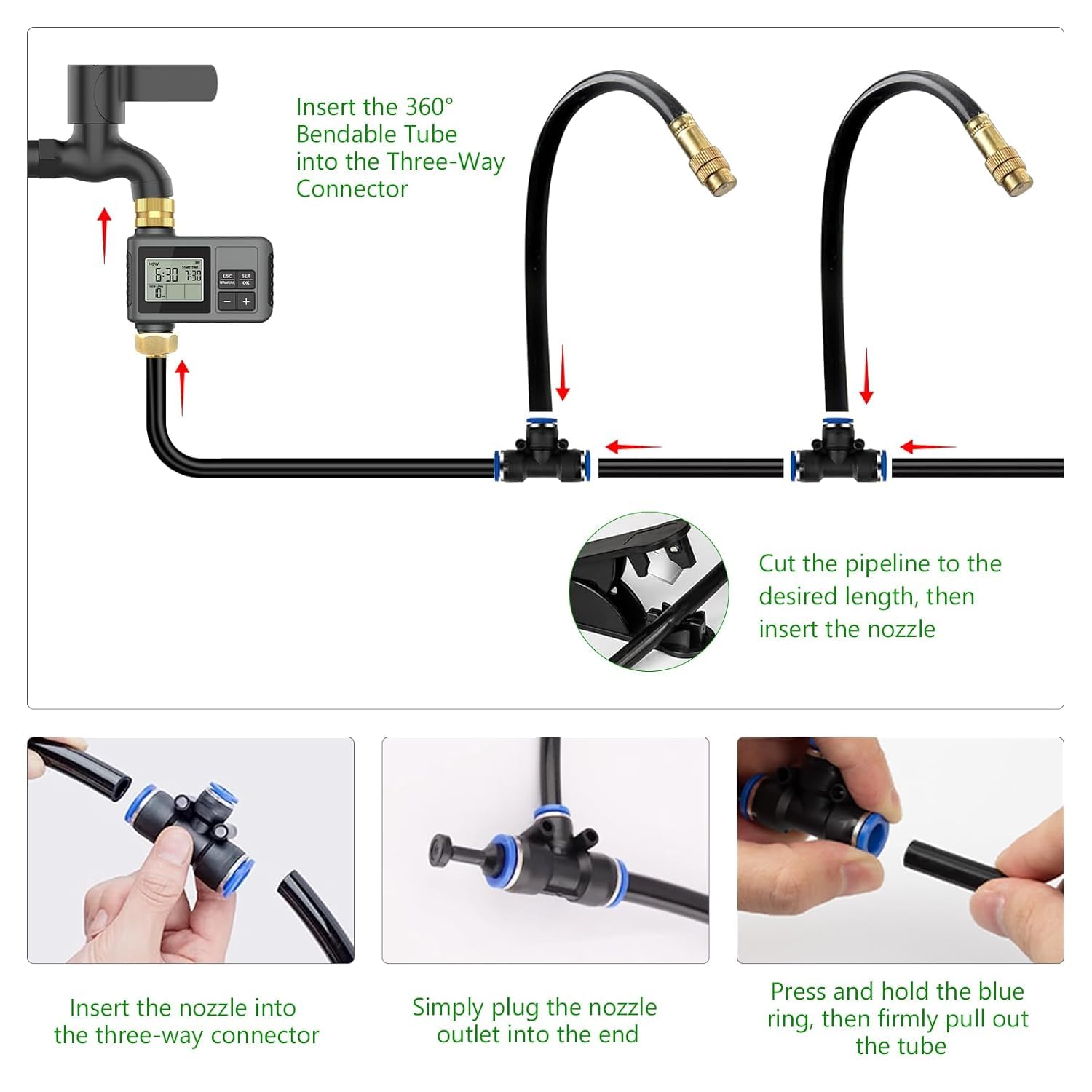 Installation accessories included in HEKIWAY kit