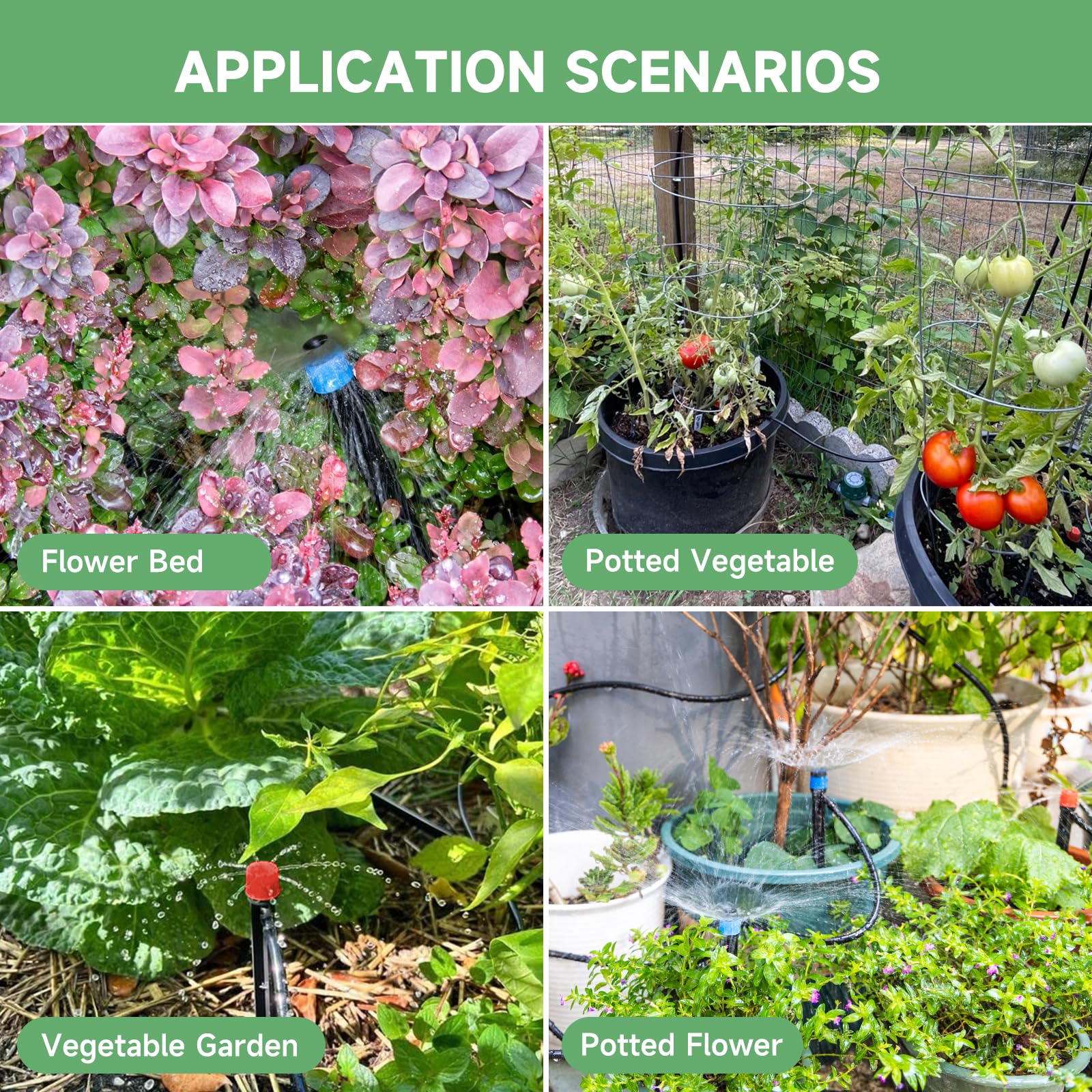 Installation accessories included in Riboud irrigation kit