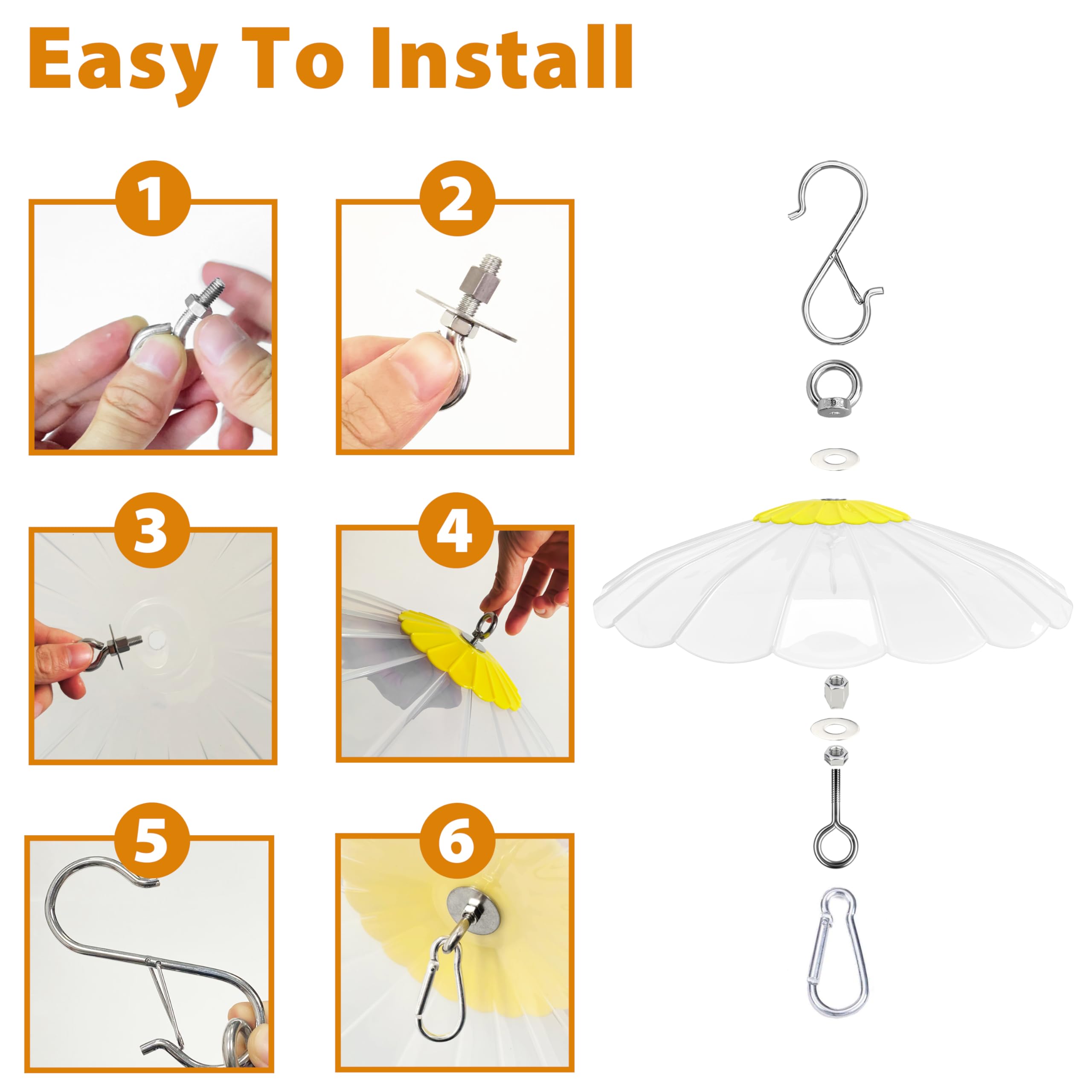 Installation accessories included with andergi feeder cover