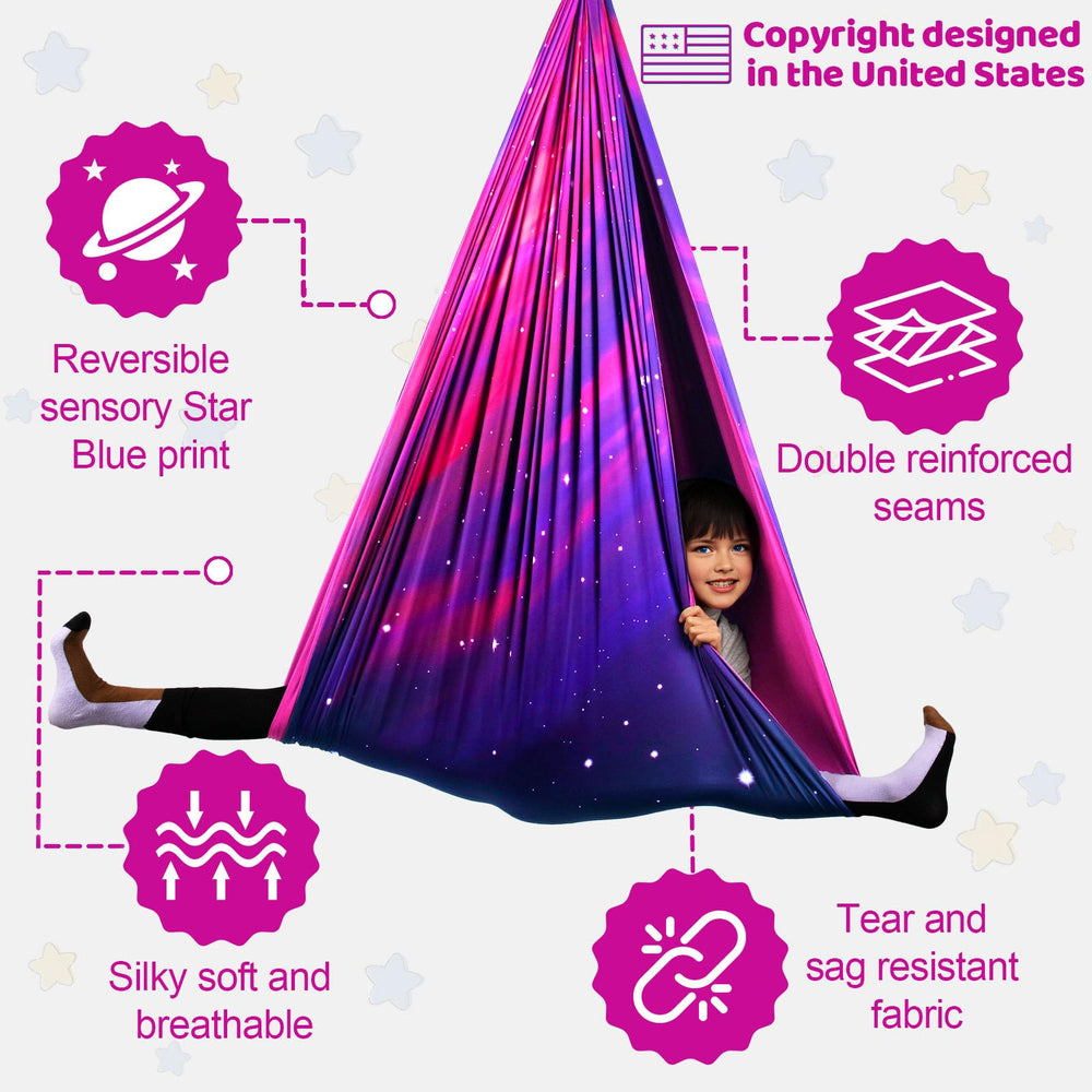 Installation accessories included with HiCamer Sensory Swing