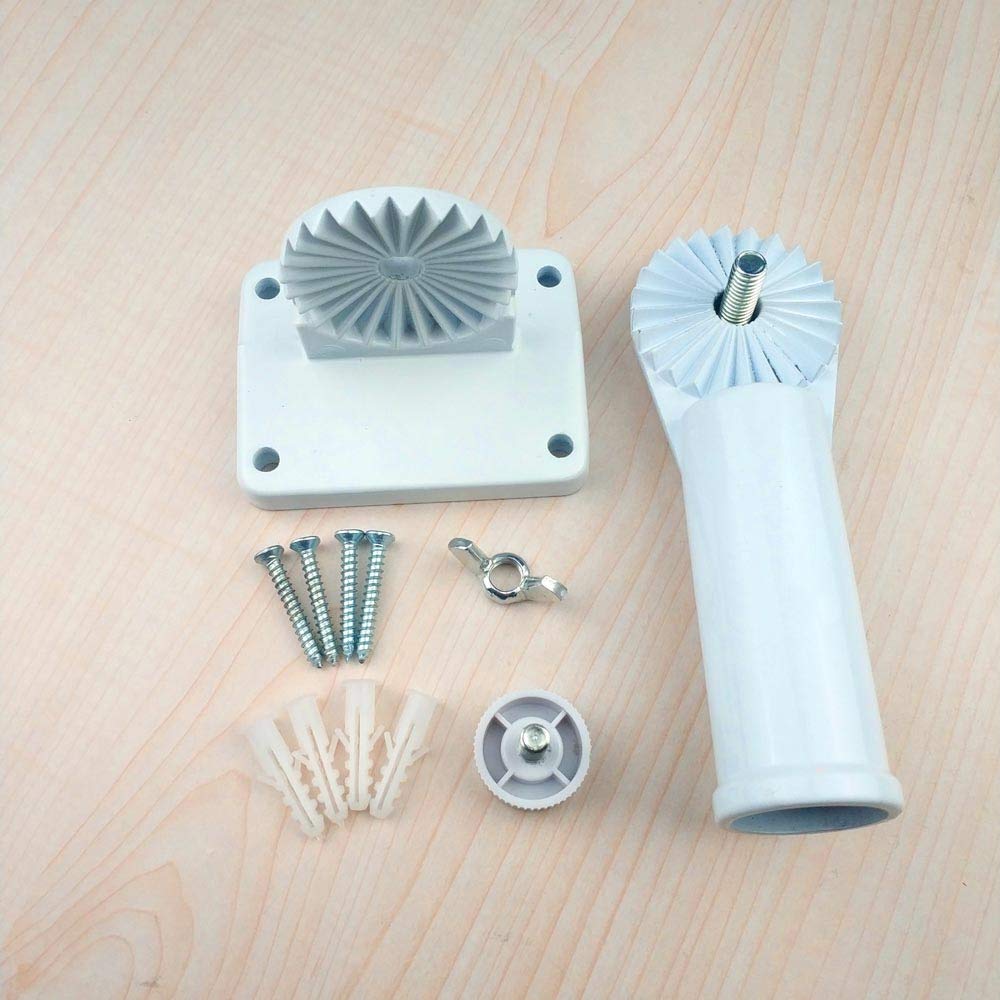 Installation anchors and screws included with MTB Supply flag pole bracket
