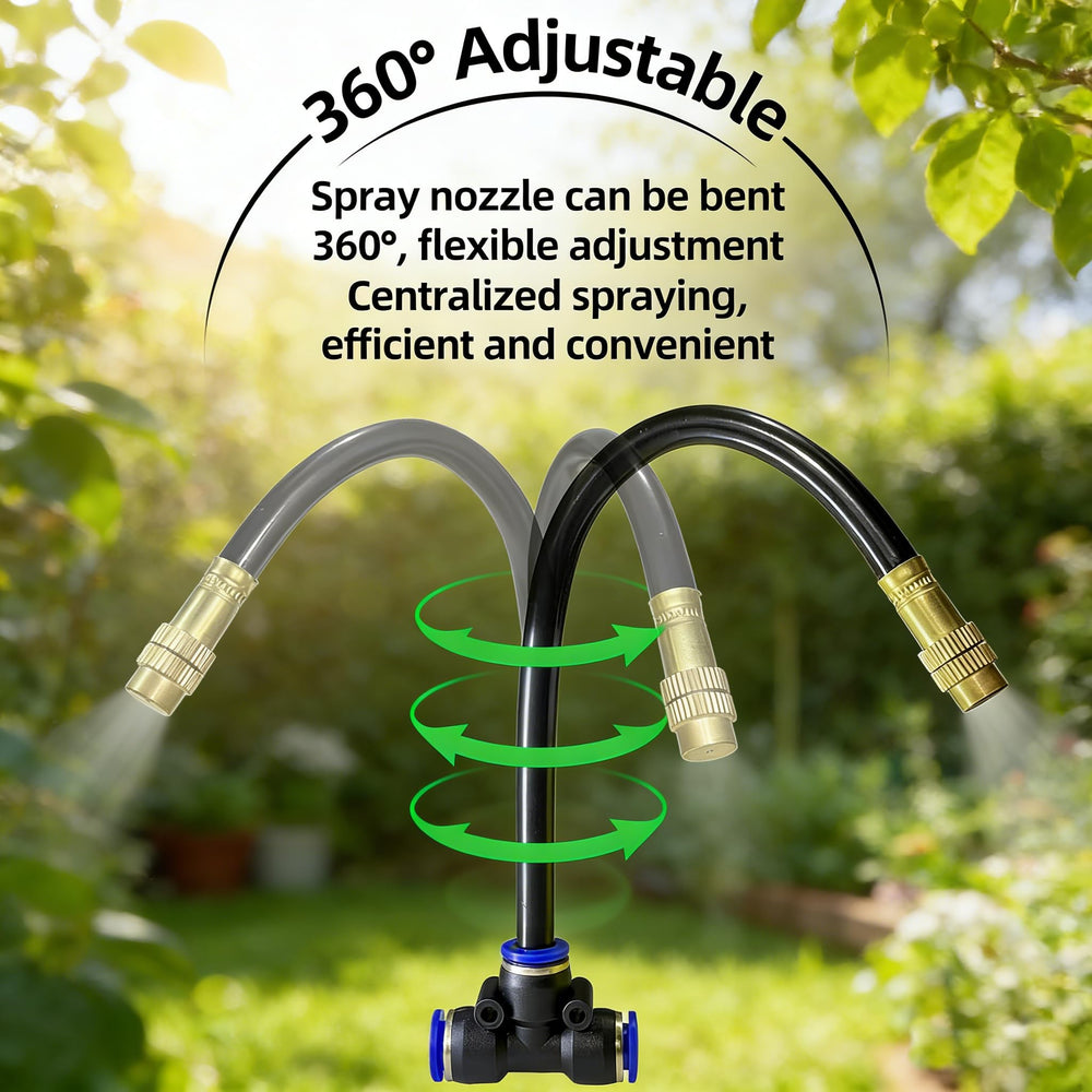Installation components of the PNNEQ drip irrigation system