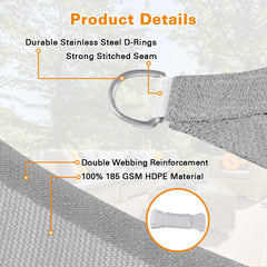 Installation example of Artpuch Sun Shade Sail
