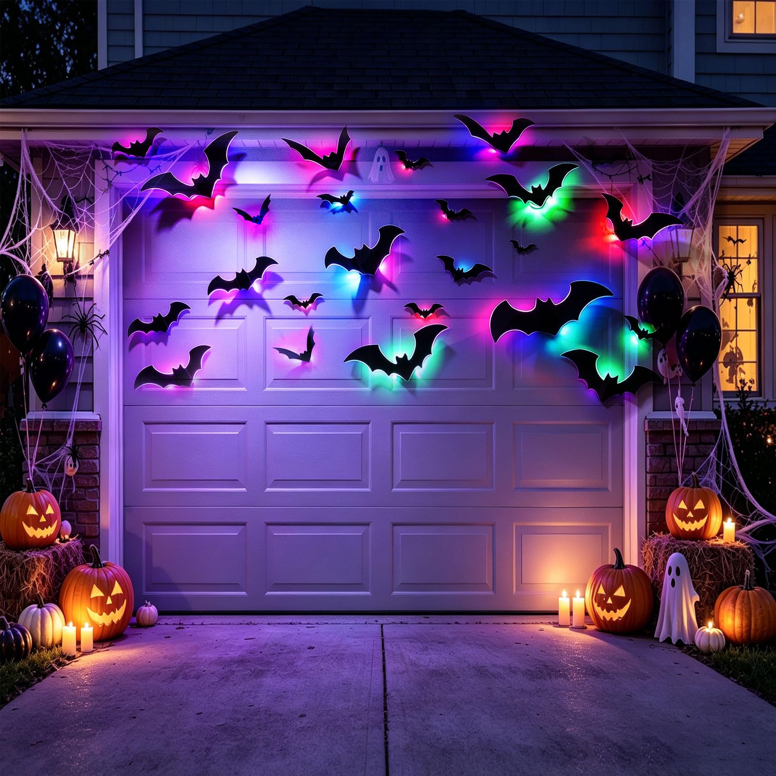 Installation example of CCINEE bats on a window
