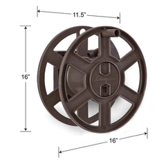 Installation example of Liberty Garden Wall Mount Hose Reel on a wall