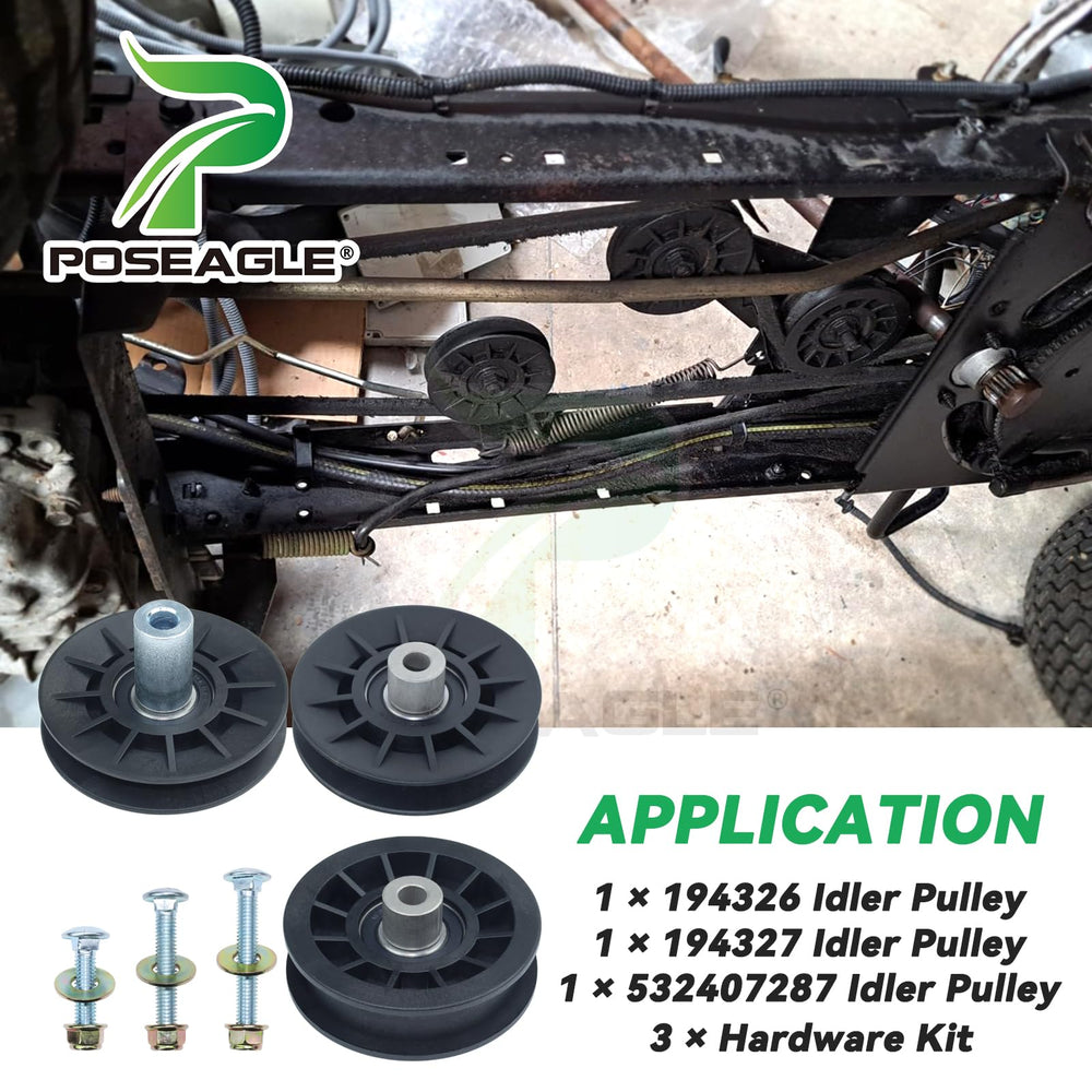 Installation example of POSEAGLE Idler Pulleys
