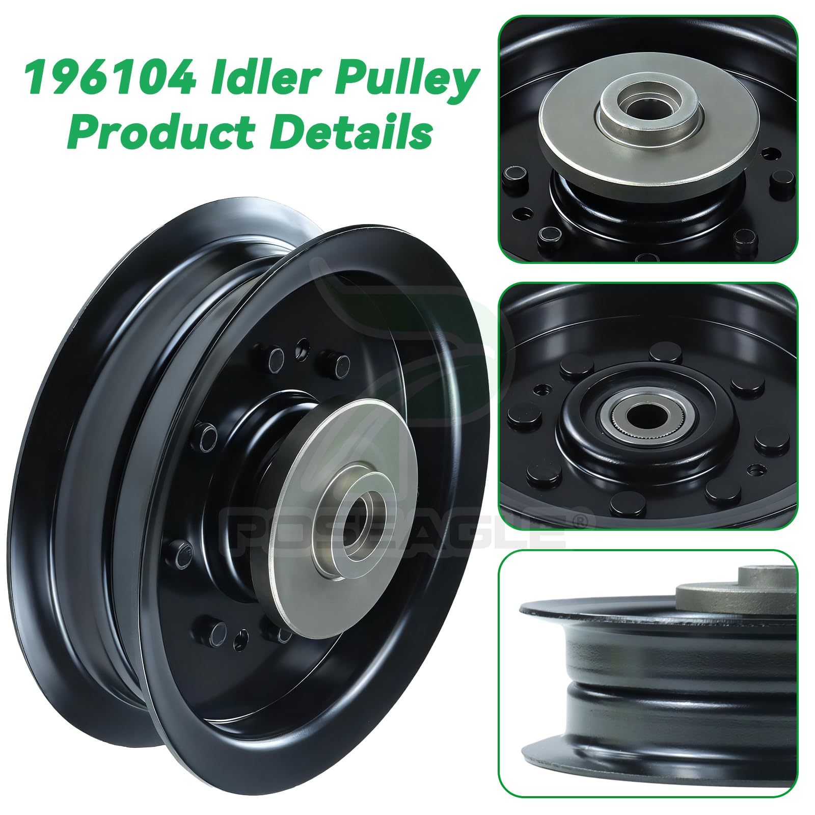 Installation example of POSEAGLE Idler Pulleys