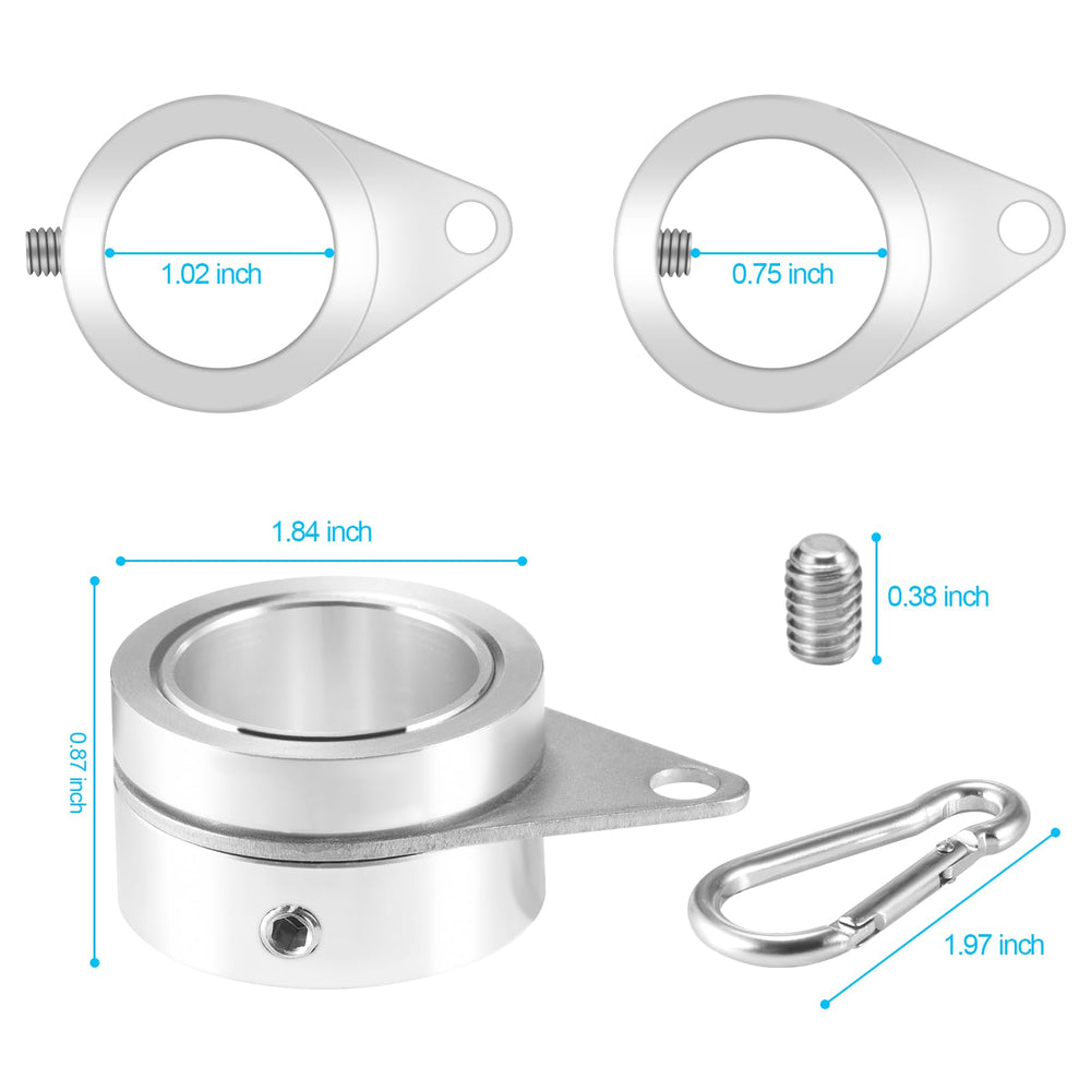 Installation guide for BONWIN flag pole clips setup