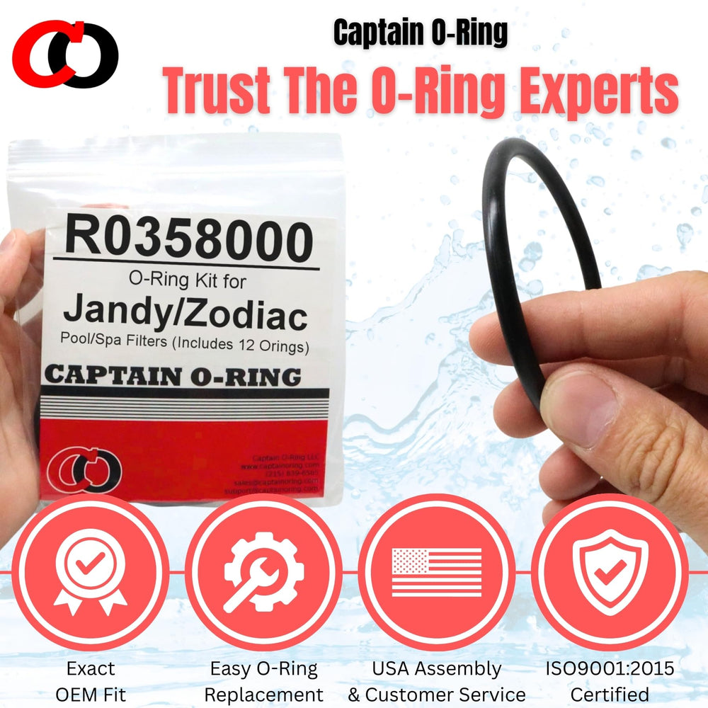 Installation guide for Captain O-Ring R0358000 O-Ring Kit